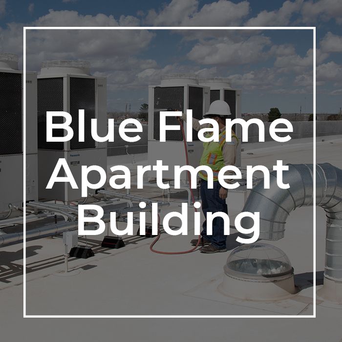 PC Automated Featured Win - Blue Flame Apartment Building